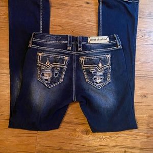 Rock Revival size 30 Mid-Rise Bootcut. In extremely
good condition.